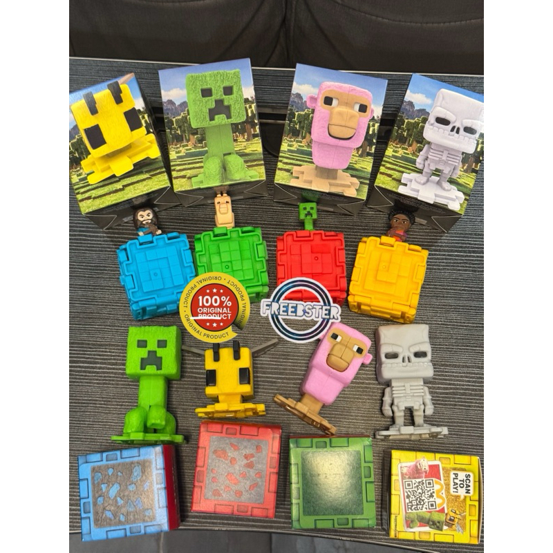A Minecraft Movie McDonalds Toys (Minecraft Happy Meal Toys) | Shopee ...