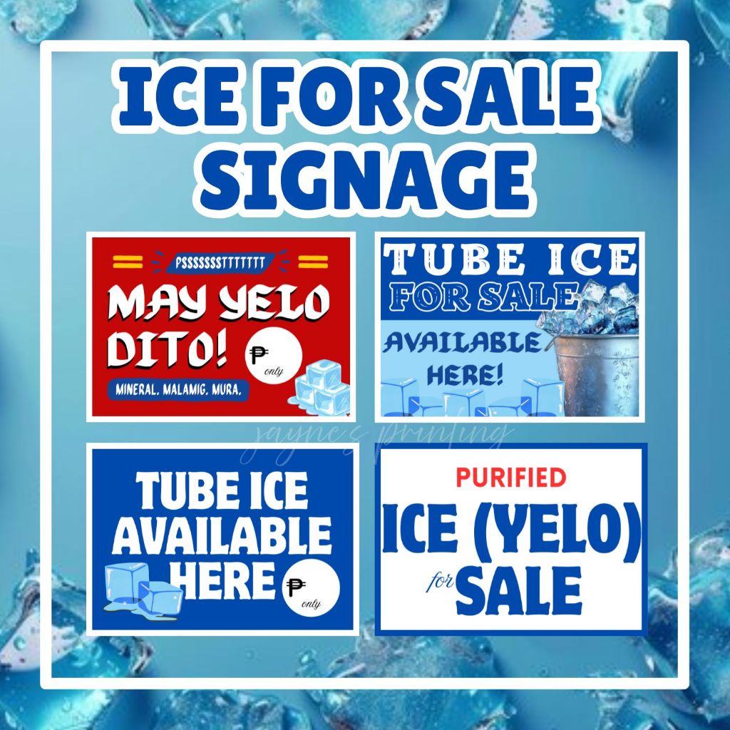 ICE FOR SIGNAGE LAMINATED | Shopee Malaysia
