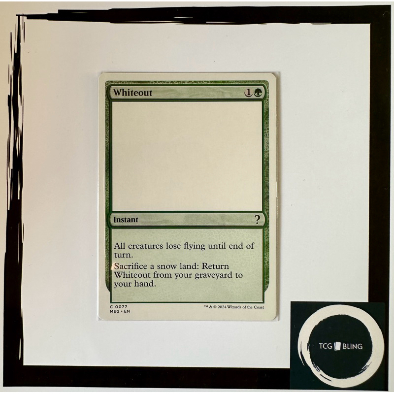 Whiteout MTG Mystery Booster 2 (White Border) Shopee Malaysia