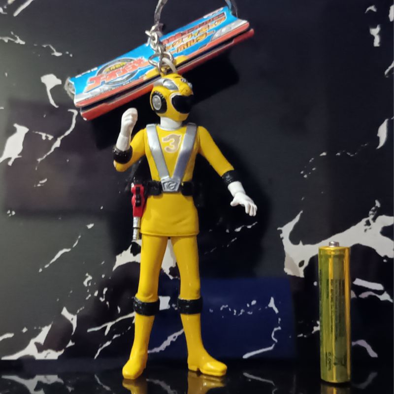 Sentai Go-Onger GO-ON YELLOW Power Rangers Keychain | Shopee Malaysia