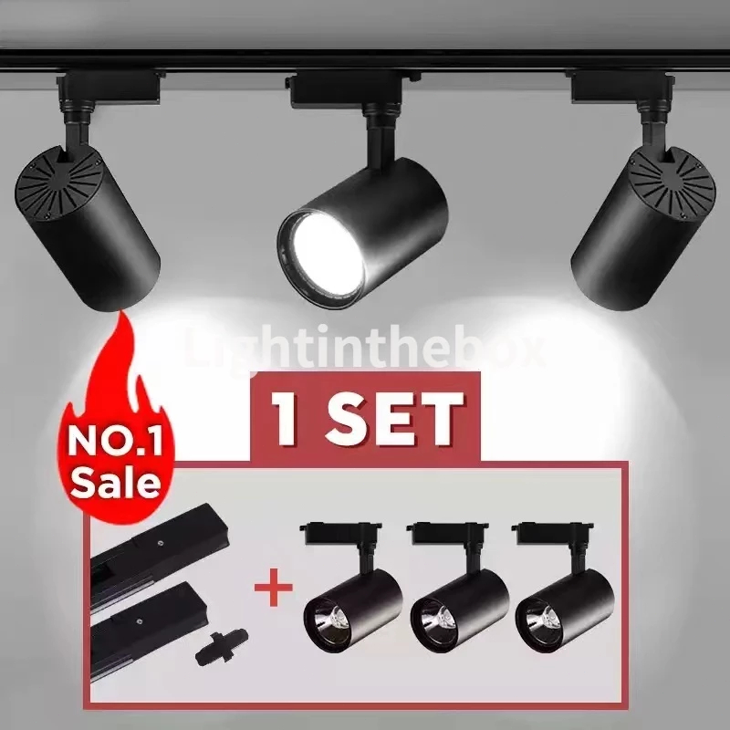Track Light Ceiling Spotlight Rail Light Kitchen Lights for Bedroom Bar ...