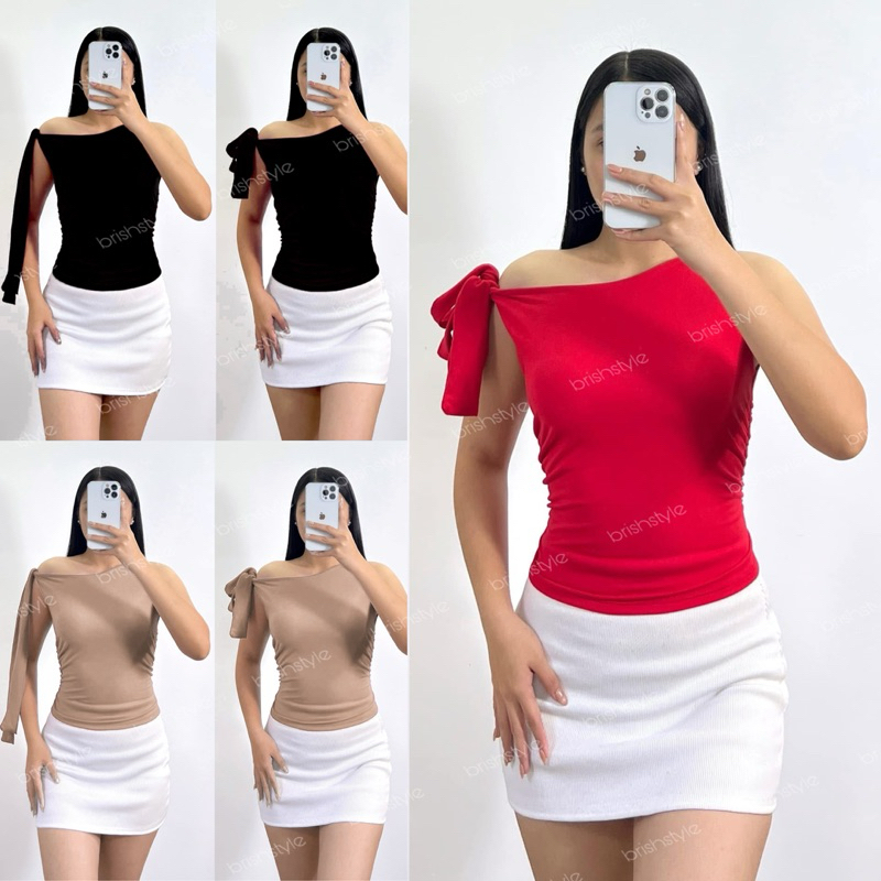 CAROL Julia Ribbon One Side Two Way Top Double Lining Front And Back ...