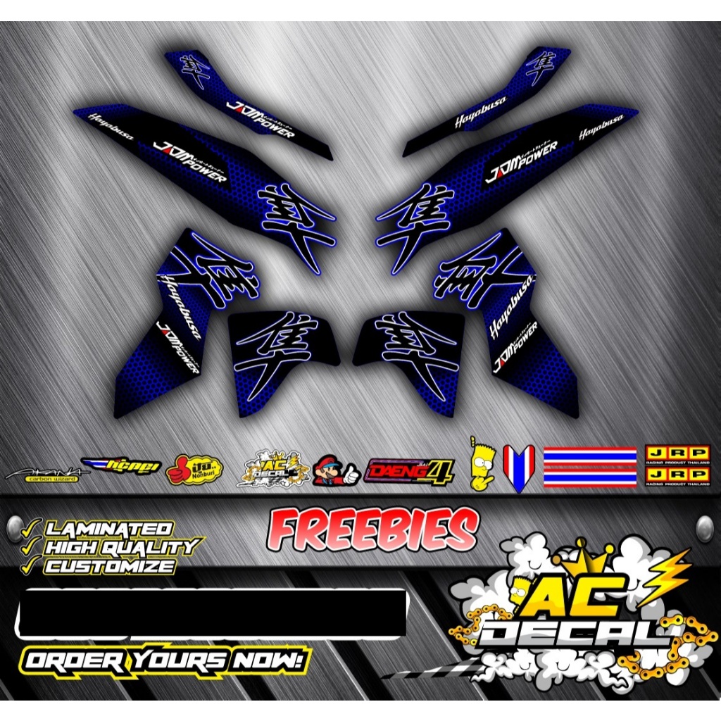 Honda Click v3 Hayabusa Decal Design Customize Color | Shopee Malaysia