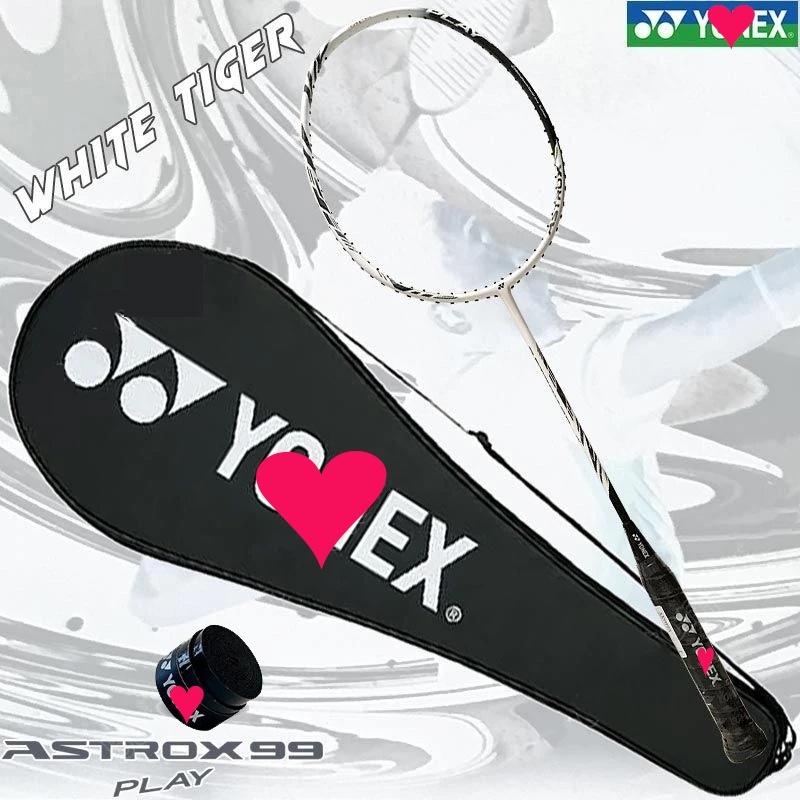 Badminton Racket ASTROX-99-Pro-White Tiger Speedy Attacking Single ...
