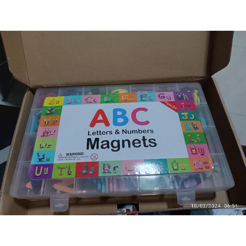 Magnetic Alphabet letters Preloved but good as new | Shopee Malaysia