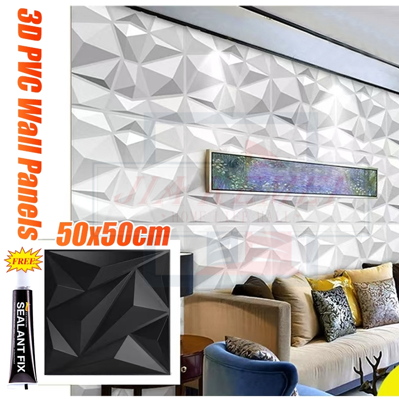 3D Wallpaper Wall Design PVC Wall Panel Decoration Home Living Room ...