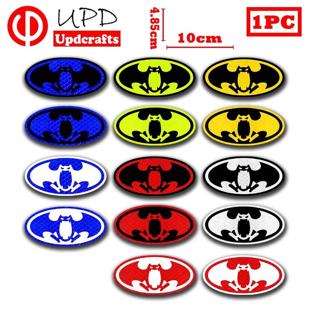 BAT - REFLECTORIZED SAFETY WARNING STICKER FOR CAR/MOTORCYCLE NIGHT ...