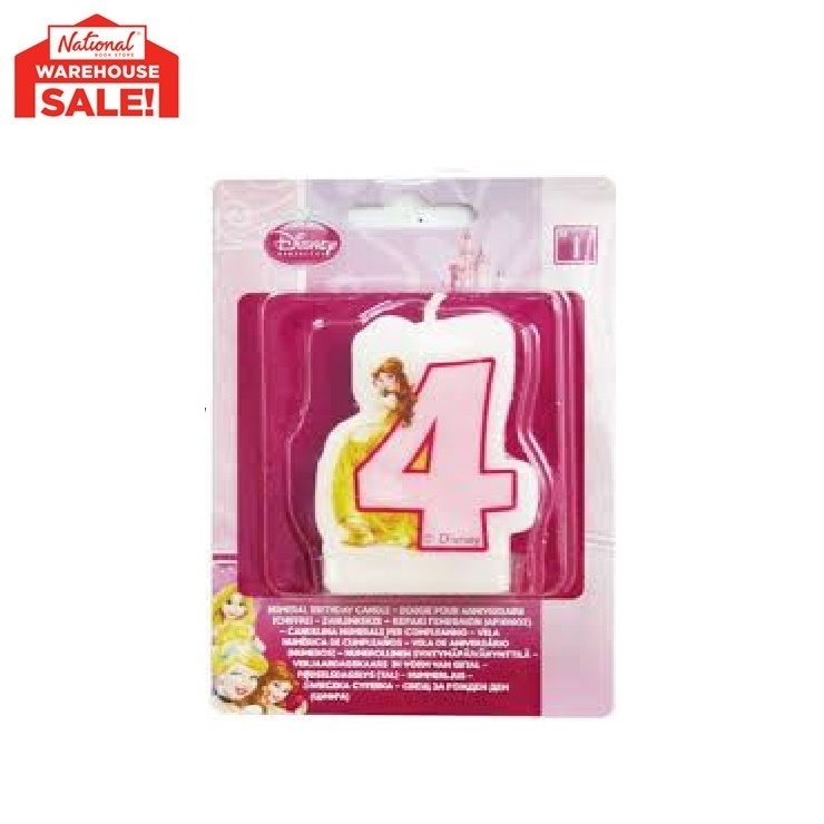 Disney Princess Number 4 Cake Candle | Shopee Malaysia