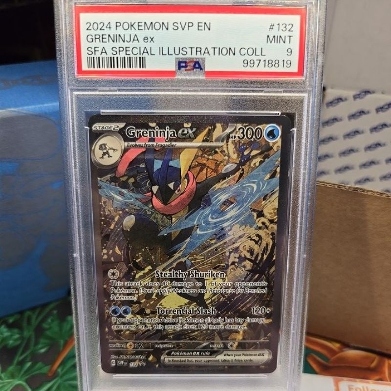 PSA 9 Greninja ex SVP132 - SFA Special Illustration - Pokemon TCG ...