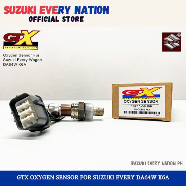 SUZUKI NATION GTX Oxygen Sensor For Suzuki Every Wagon DA64W K6A (18213 ...