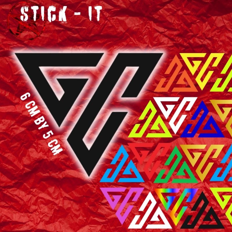 GC logo | Game Changer Sticker waterproof | Shopee Malaysia