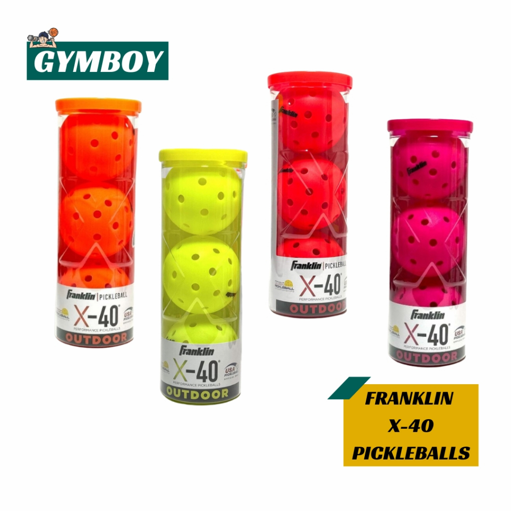 Palline Pickleball Franklin X-40 Performance (6 Pezzi) Ottiche, USAPA