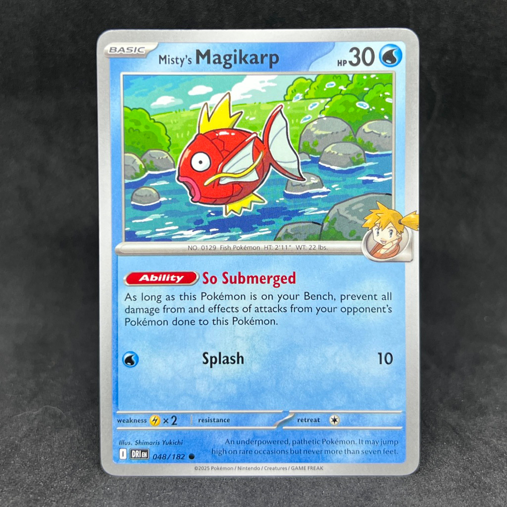 Pokemon TCG Misty's Magikarp 048/182 2025 Scarlet & Violet Destined ...
