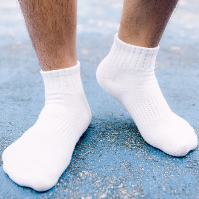 IDENTITY Apparel Basic Plain Low Cut Ankle Length Cotton Socks w ...