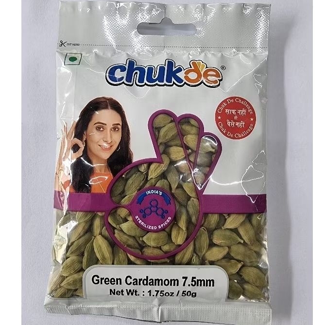 Chukde green elaichi cardamon 50 grams Indian spices | Shopee Malaysia