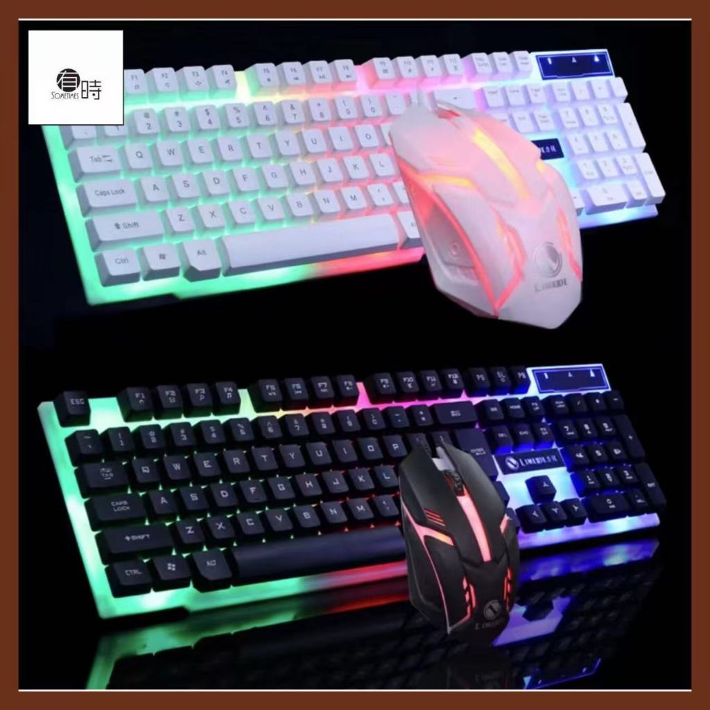 Sometimes Keyboard set 104 keys Rainbow Gaming USB Wired Keyboard ...