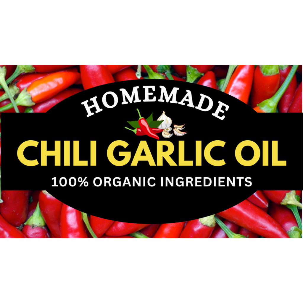 Sticker label for Chili garlic, glossy vinyl waterproof (you can ...
