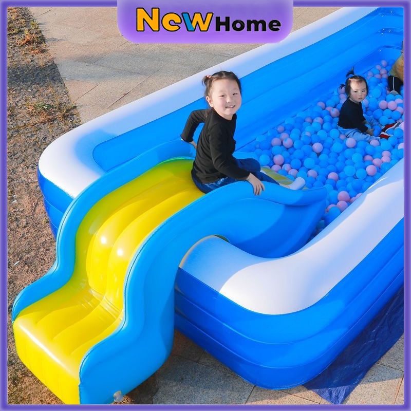 Summer Kids Water Play Infatable Swimming PoolWater Slide Bouncer ...