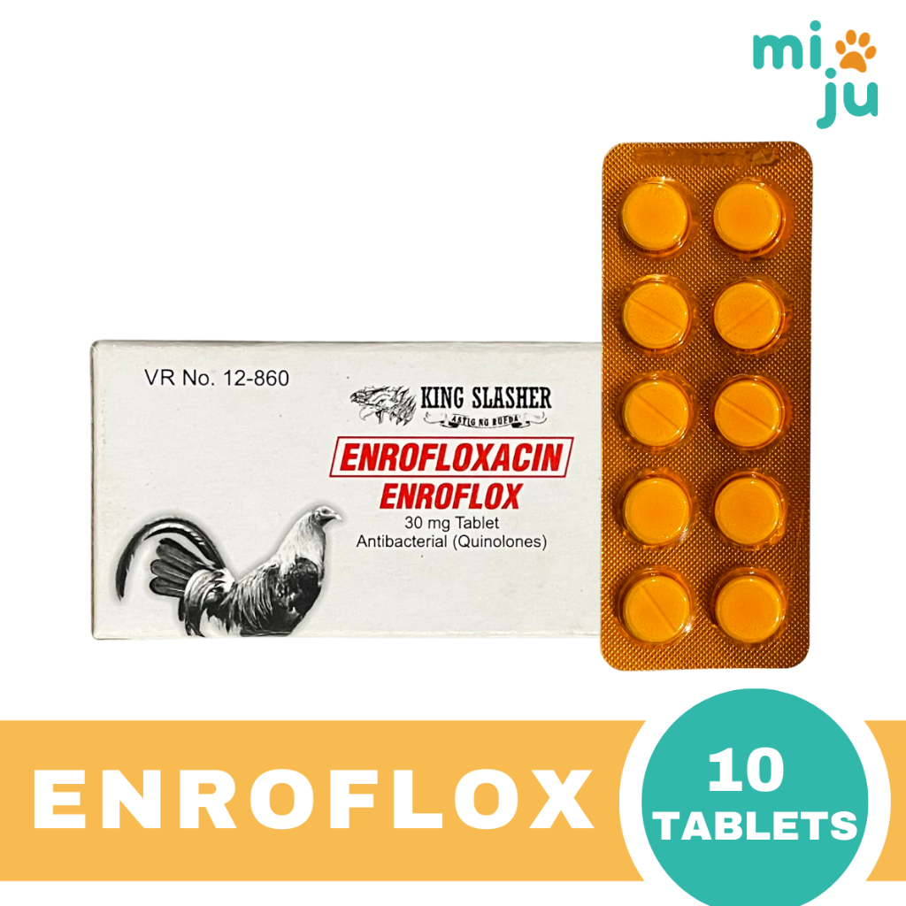 King Slasher Enroflox Tablet (10 Tablets) - For Animal Use | Shopee ...