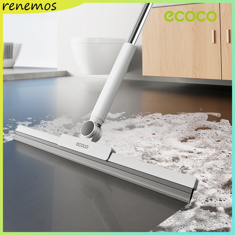 Ecoco Floor Squeegee Scrubber Floor Scraper 180 Rotation Wet/Dry Dual ...