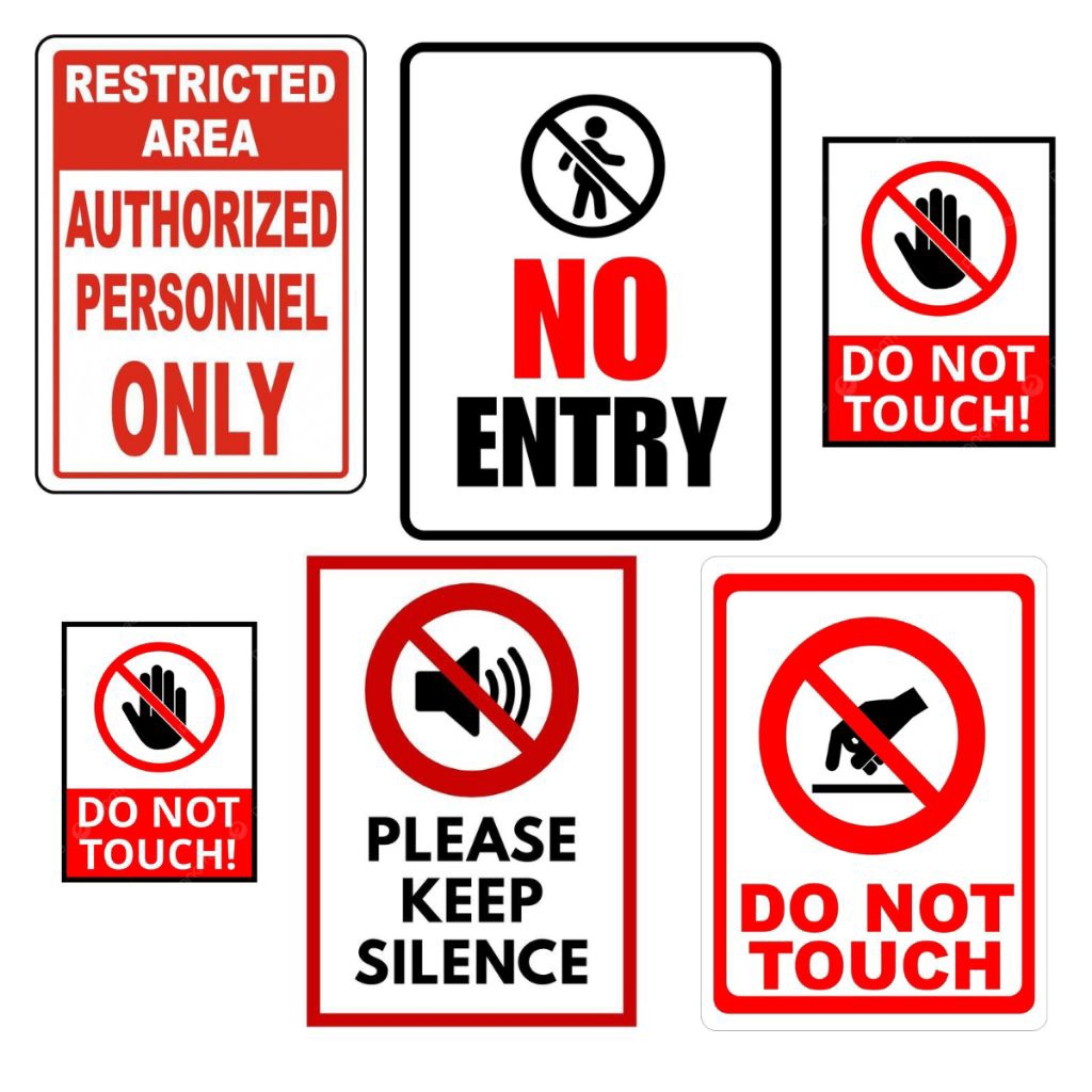Do Not Touch Signage Laminated Signages A4 A5 Size | Shopee Malaysia