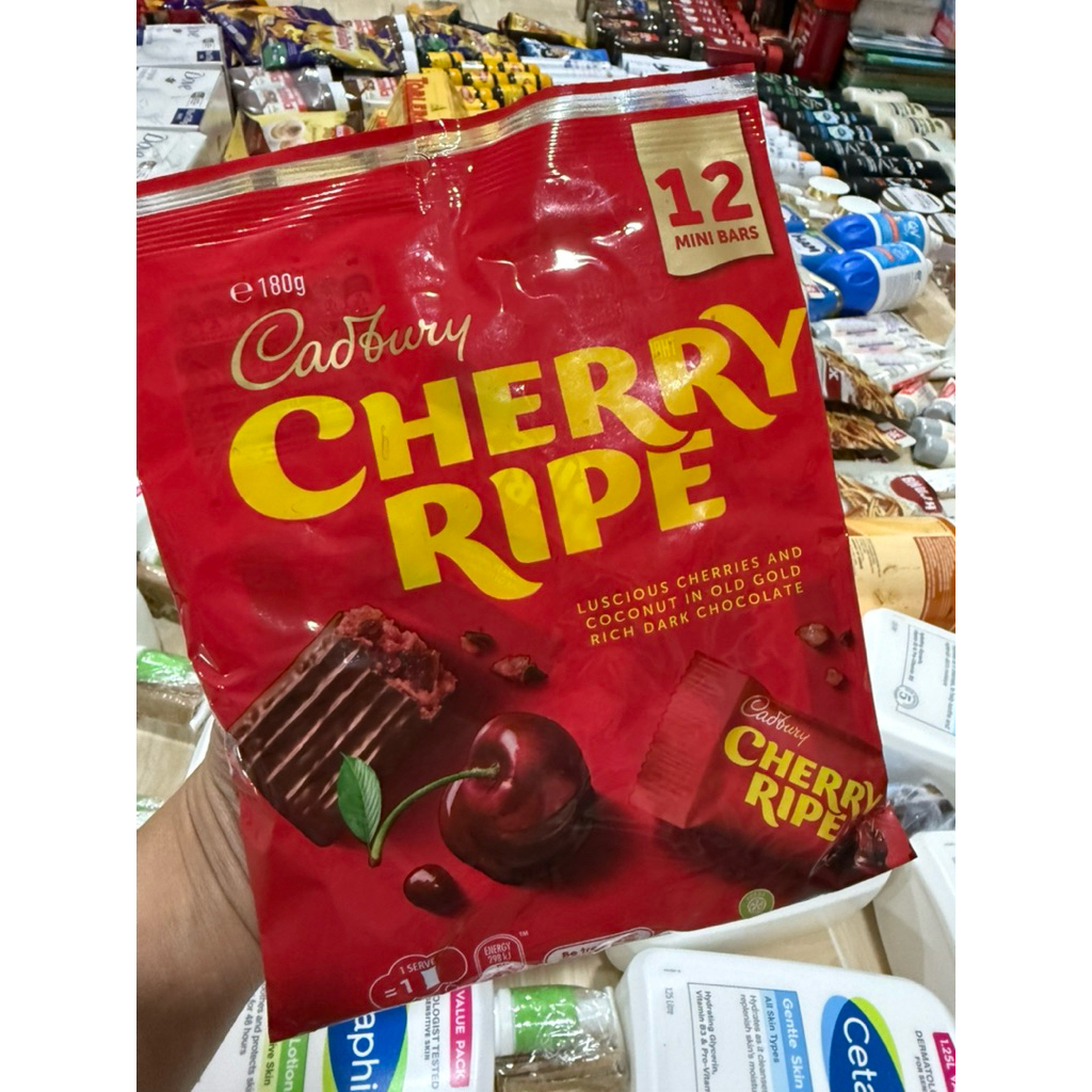 Cadbury Cherry Ripe 12 mini bars | Shopee Malaysia