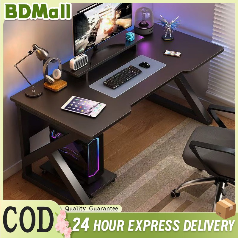Carbon Fiber Computer Table Modern Gaming Table 120/140/160cm Study ...