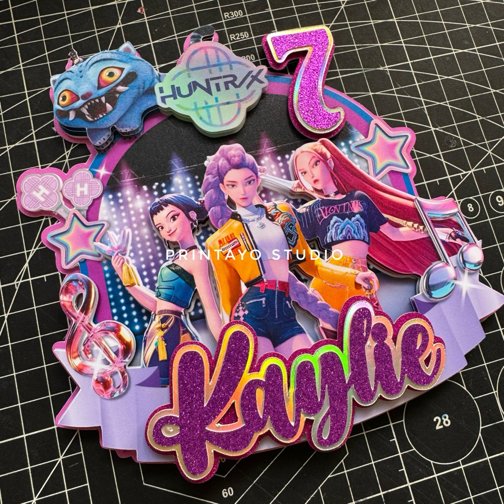 Huntrix / K-pop Hunter Demon Cake Topper | Shopee Malaysia
