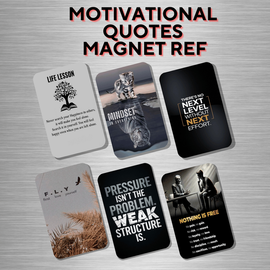 MOTIVATIONAL QUOTES PART 1 AFFORDABLE AND QUALITY MAGNET REF ATM SIZE ...