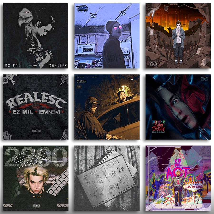 Ez Mil Wall Display | Filipino Rap & RnB Phenom | Fan Art Print for OPM ...