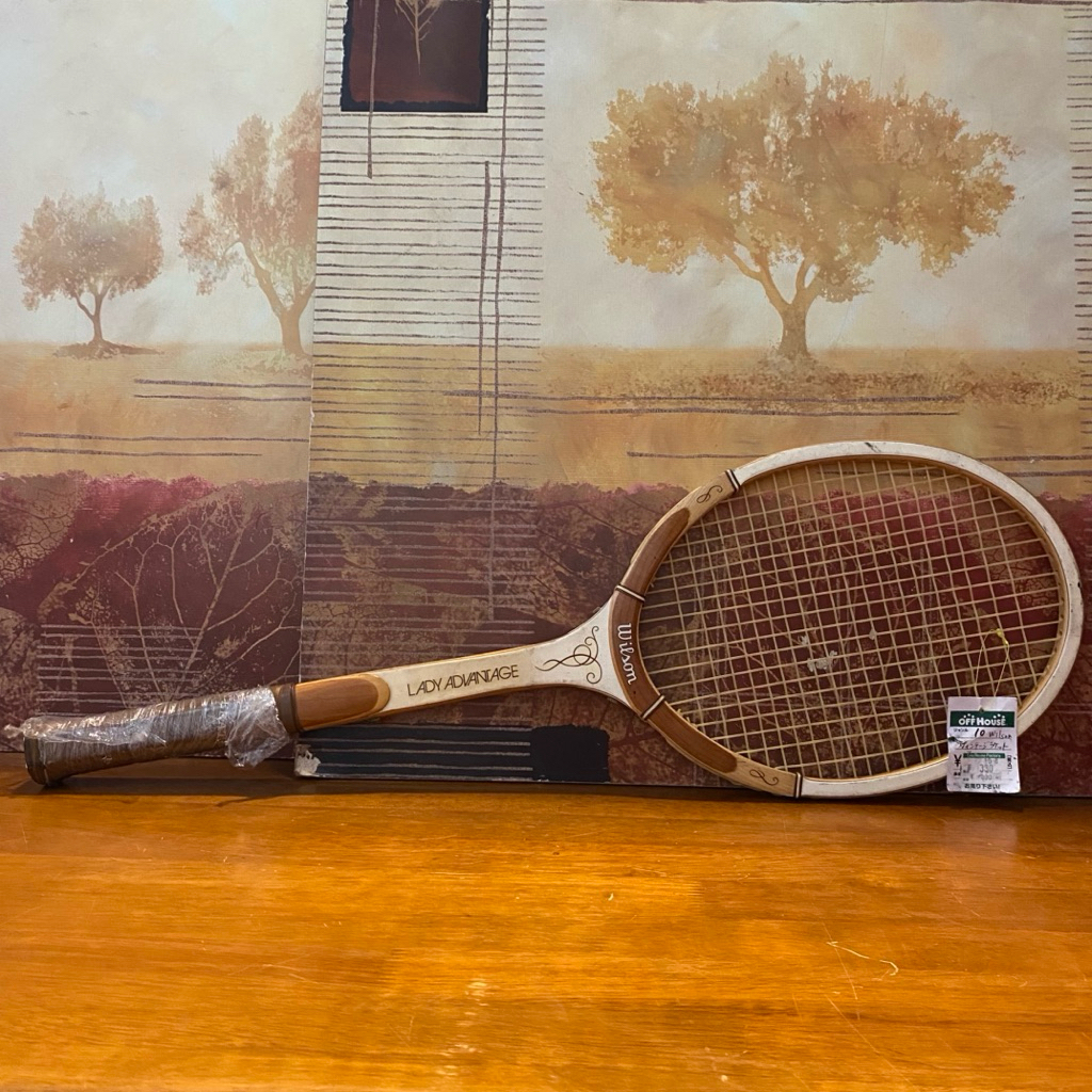 Vintage Wilson LADY ADVANTAGE Wooden Tennis Racquet | Shopee Malaysia
