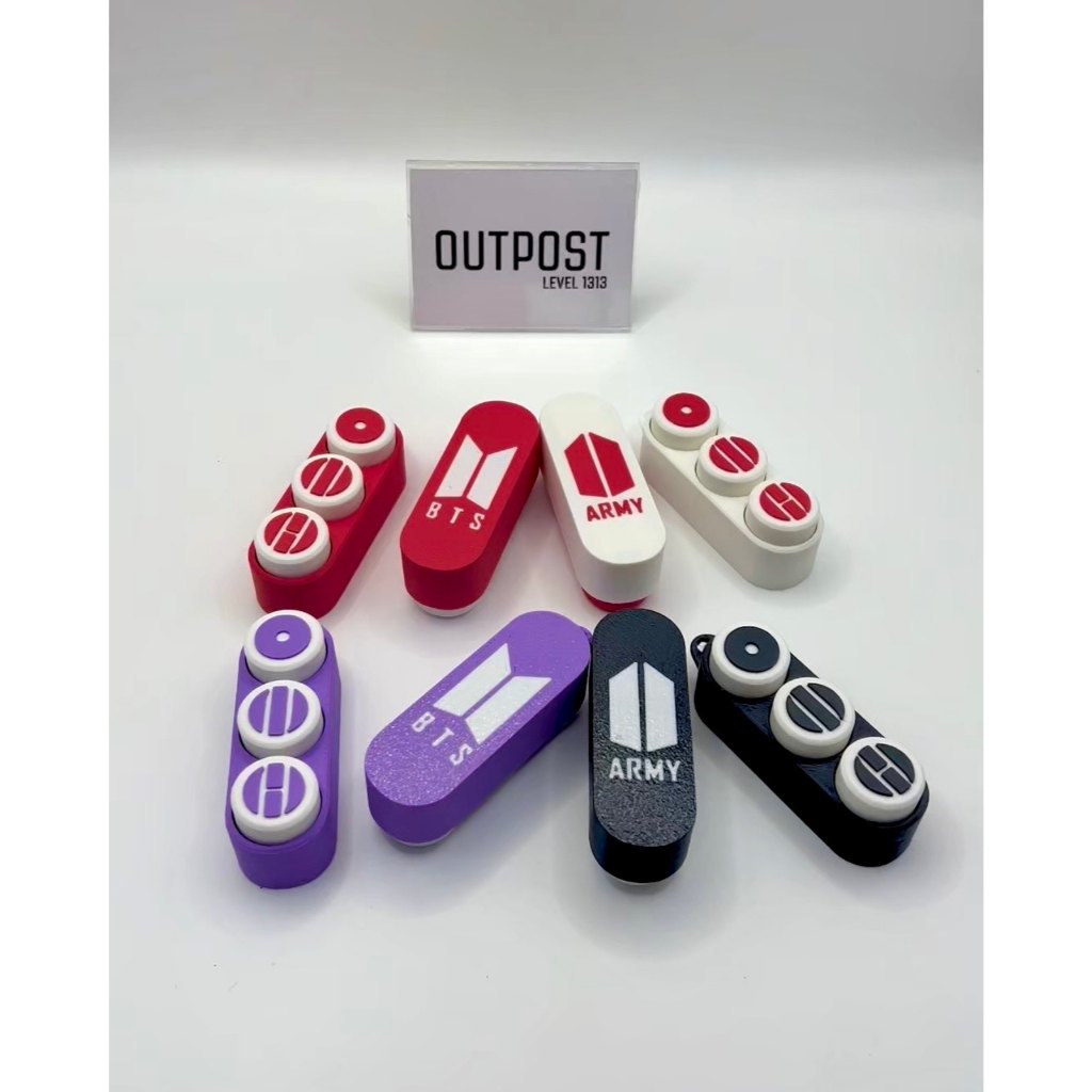 BTS Arirang Inspired Clicky Fidget Keychain (Choose ARMY or BTS Logo ...