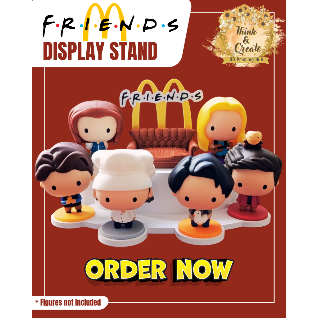 FRIENDS TV Series Display Stand / Collectible Action Figures Display ...