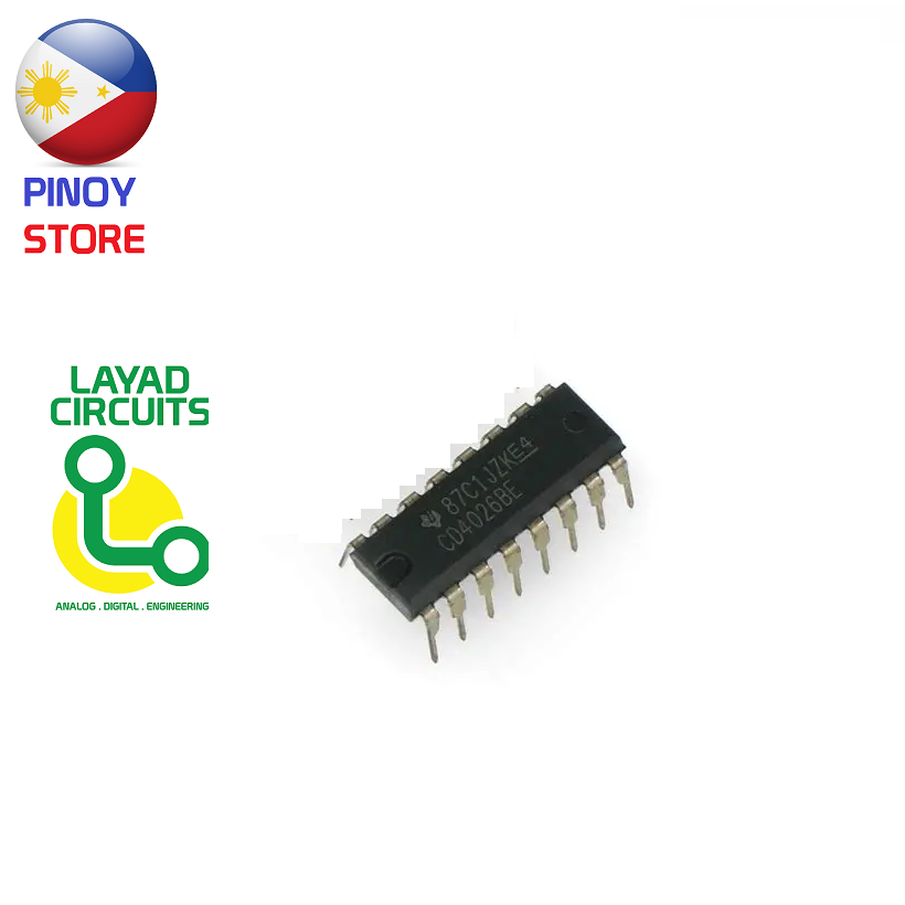 CD4026 Decade Counter with 7-segment output (Common Cathode) | Shopee ...