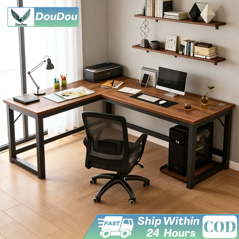 [Left/Right] L-shaped table computer table game table boy's bedroom ...
