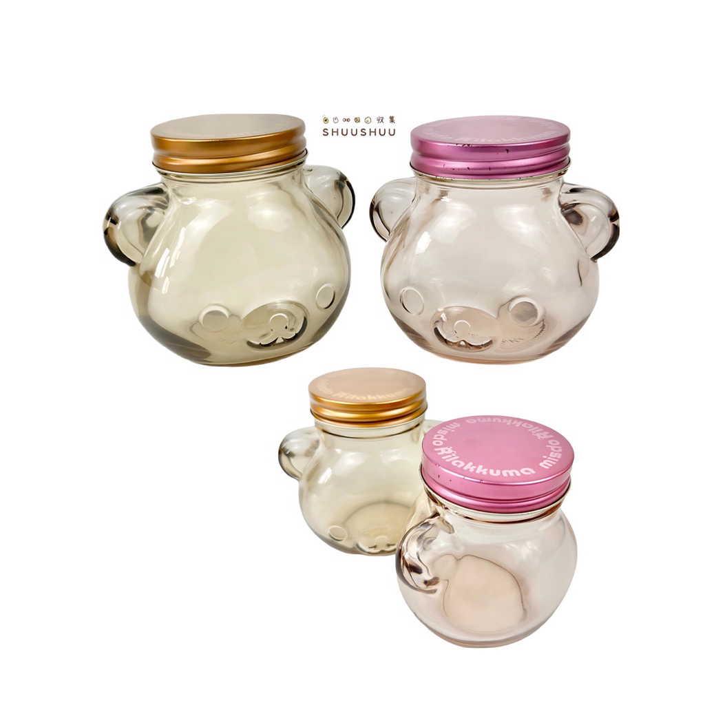 Misdo x Rilakkuma Bear Shaped Glass Jar | Shopee Malaysia