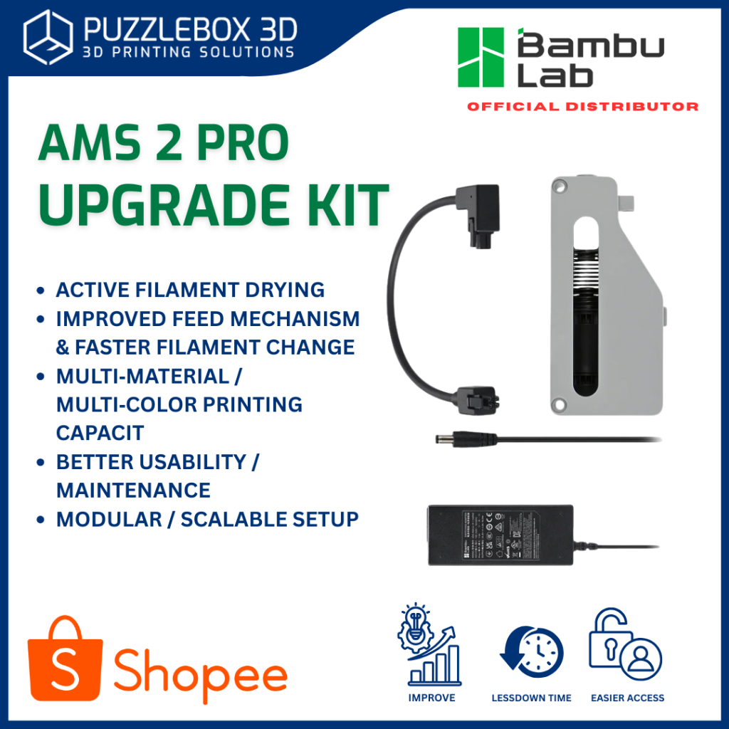 Bambu Lab AMS 2 Pro Upgrade Kit For X1/P1 Series Printer | Shopee Malaysia