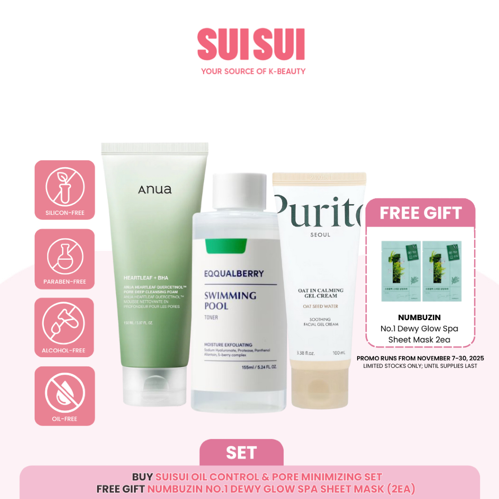 SUISUI Oil Control & Pore Minimizing Set | Shopee Malaysia