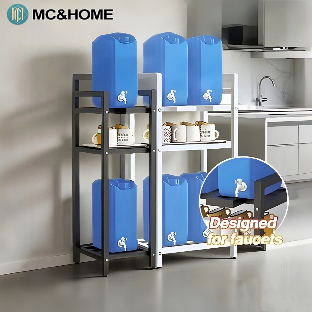 MC&HOME 3 Layers Water Container Rack Water Tank Rack 800Kg Heavy Duty ...