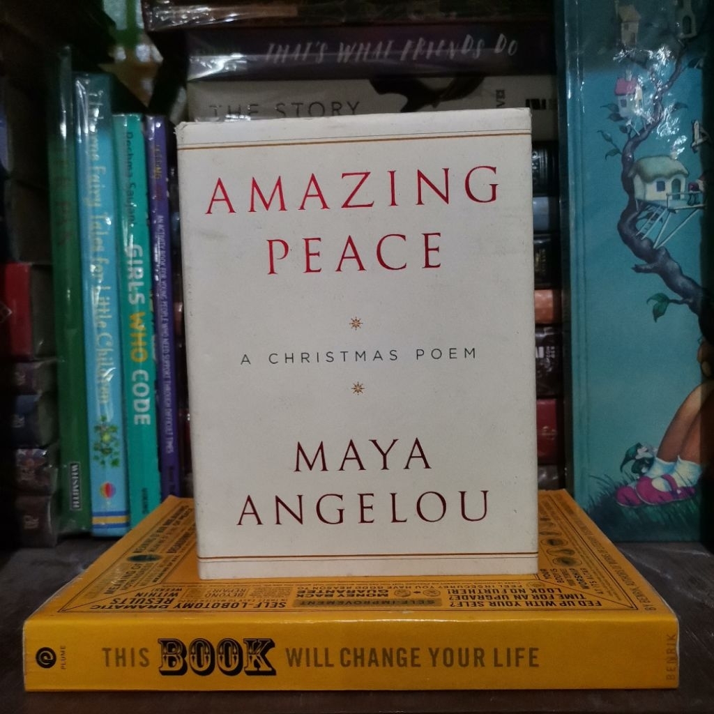 Amazing Peace A Christmas Poem by Maya Angelou [authentic] Shopee