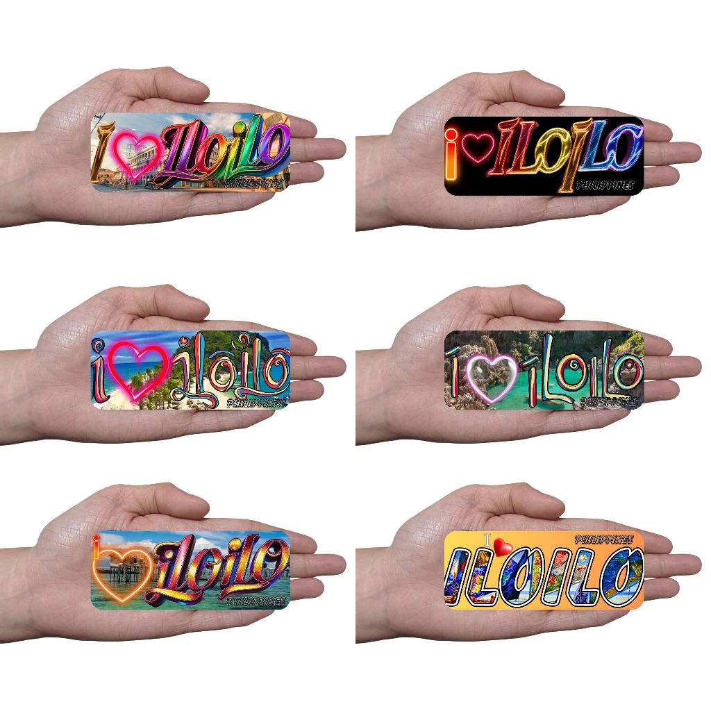Angbaligya I LOVE ILOILO RECTANGLE RUBBER REF MAGNET DESIGN 2 | Shopee ...