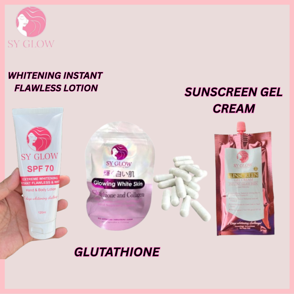 LOTUS SY GLOW --- SPF70 INSTANT FLAWLESS LTN+GLUTATHIONE CPSL+SNSCRN ...