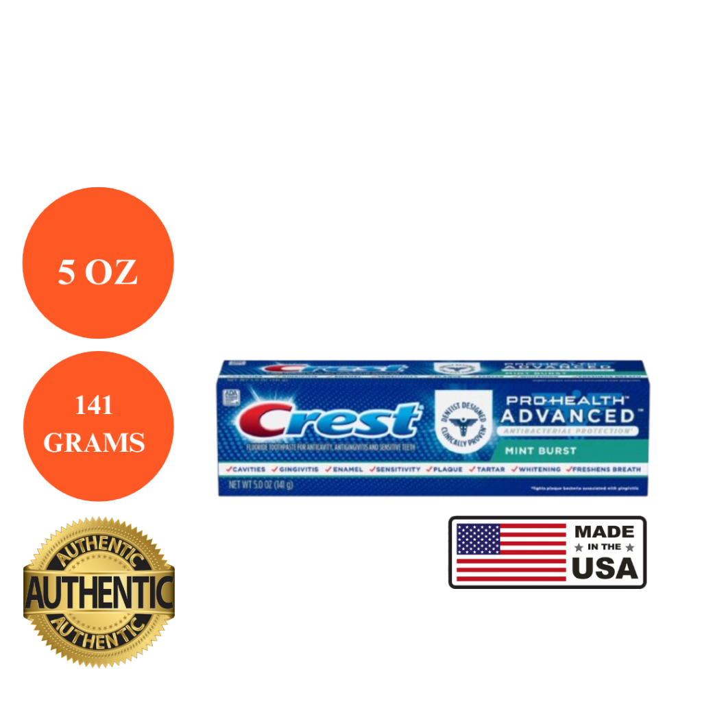 CREST PRO-HEALTH ADVANCED ANTIBACTERIAL PROTECTION TOOTHPASTE 141 GRAMS ...