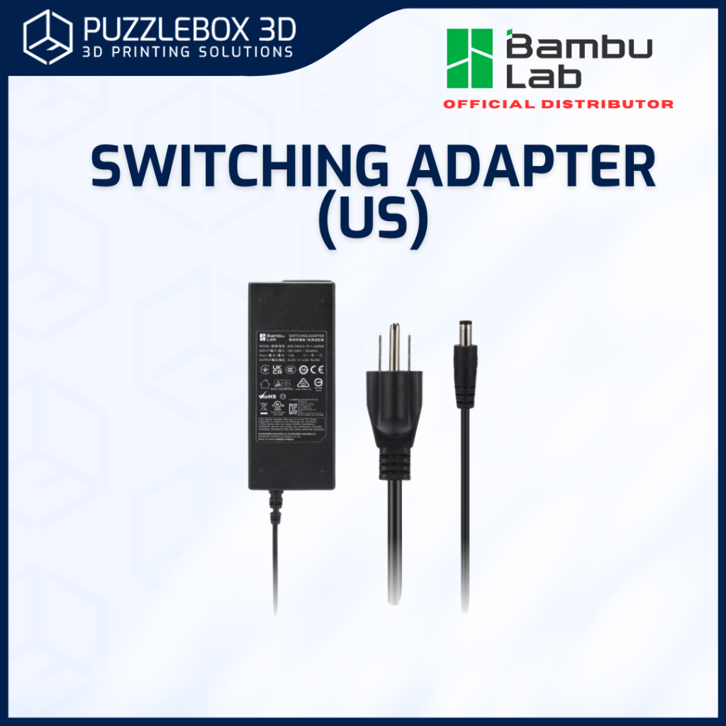 Bambu Lab 3D Printer Accessories Switching Adapter (US) | Shopee Malaysia