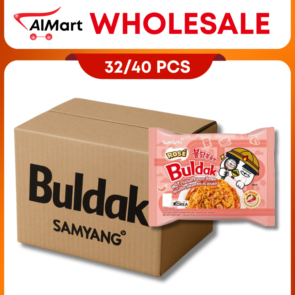 SAMYANG BULDAK ROSE FLAVOR (32/40 PCS PER BOX) | Shopee Malaysia