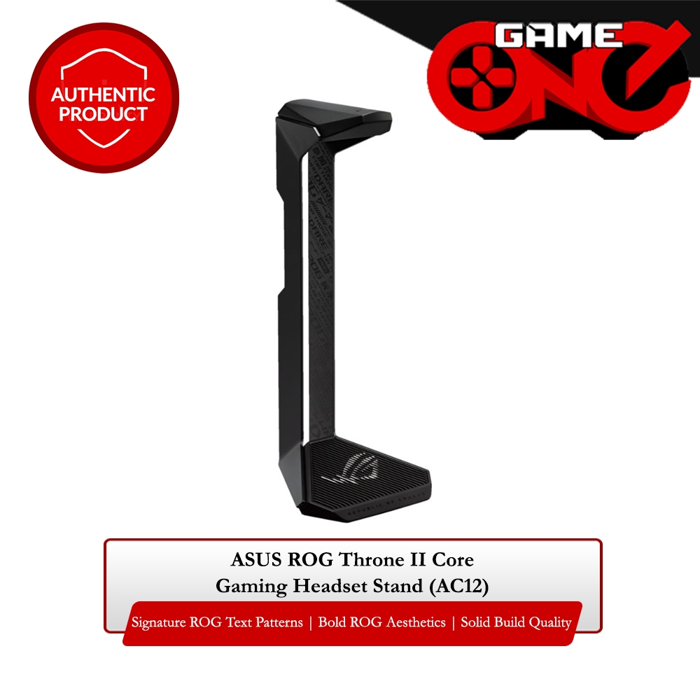 ASUS ROG Throne II Core Gaming Headset Stand (AC12) - Black Headphone ...
