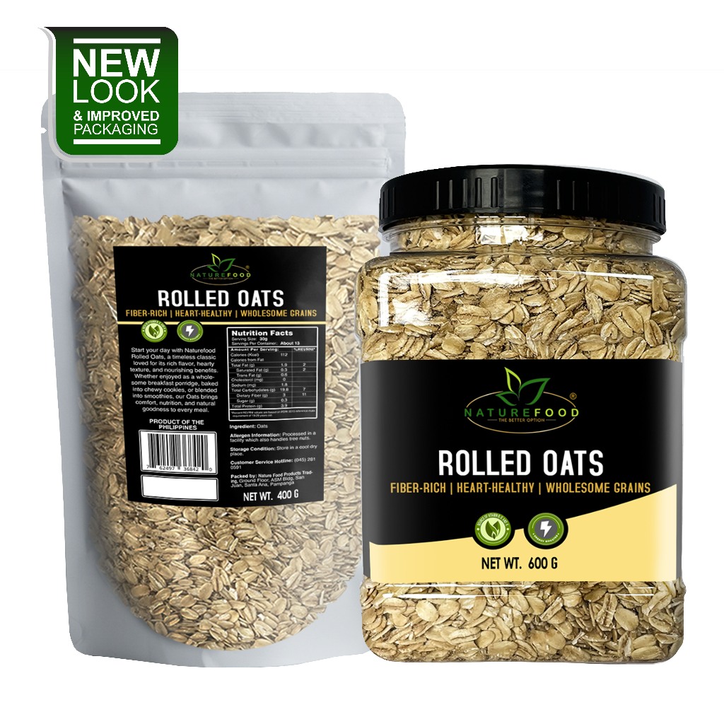View of Rolled Oats (Fiber-Rich, Heart-Healthy, Wholesome Superfood Grains ...