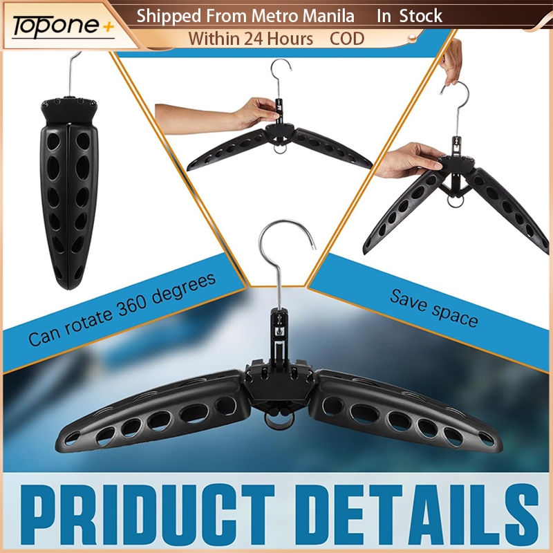 Wetsuit Hanger Foldable Drying Rack With Vented Design Shower Area Use ...