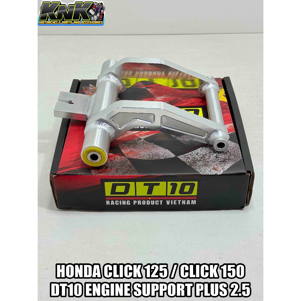 DT10 CNC ENGINE SUPPORT PLUS 2.5 FOR HONDA CLICK 125 CLICK 150 100% ...