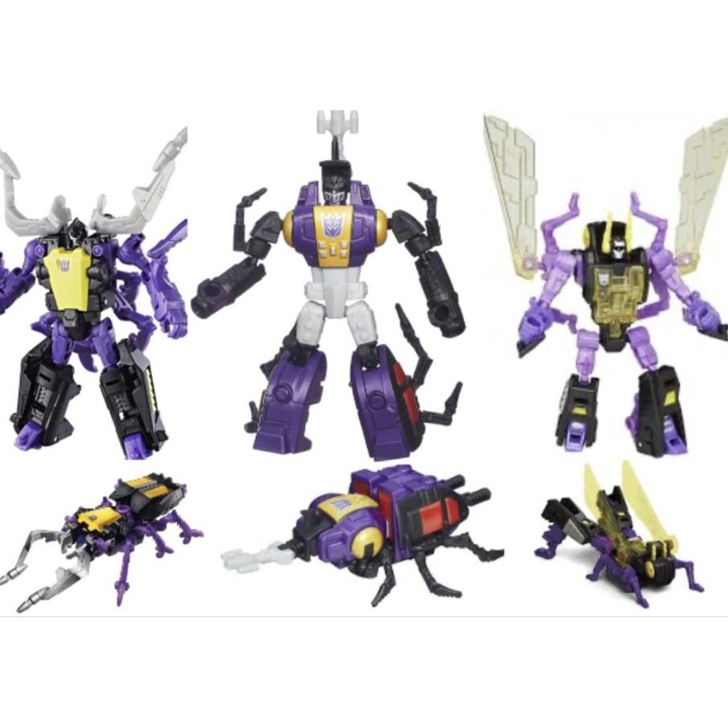 TRANSFORMERS GENERATIONS INSECTICONS SHRAPNEL BOMBSHELL KICKBACK ...